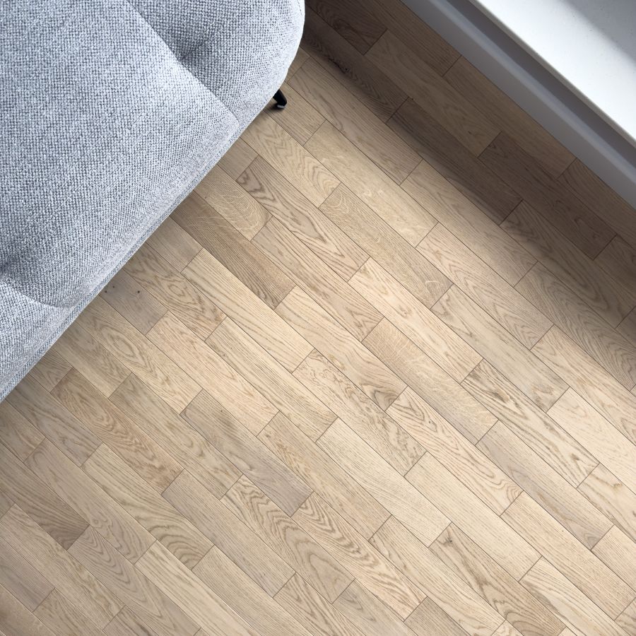 Llite DREWNO na podłodze. Z efektem SUROWEGO drewna.